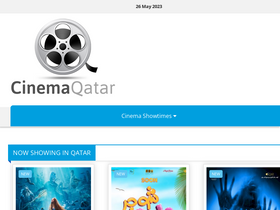 'cinemaqatar.com' screenshot