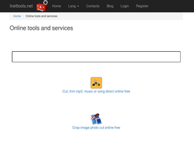'inettools.net' screenshot
