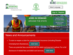 'louisianaworks.net' screenshot