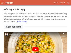 'cookbeo.com' screenshot