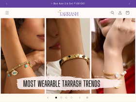 Tarrash website screenshot