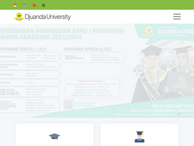 'unida.ac.id' screenshot