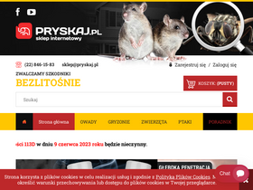 'pryskaj.pl' screenshot
