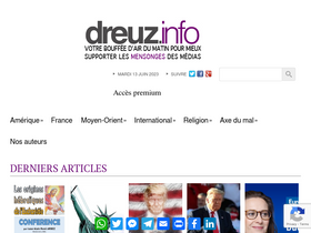 'dreuz.info' screenshot