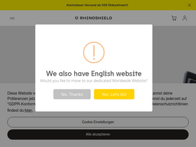 'rhinoshield.de' screenshot