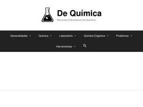 'dequimica.info' screenshot