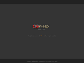 'cgpeers.to' screenshot