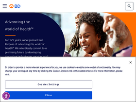 'investors.bd.com' screenshot