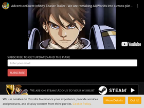 'aq2d.com' screenshot