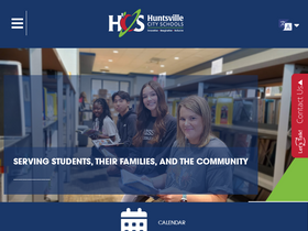 'huntsvillecityschools.org' screenshot