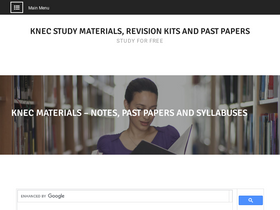 'knecnotes.co.ke' screenshot