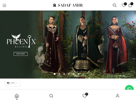sadafamir.com homepage screenshot