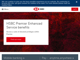 'hsbc.lk' screenshot
