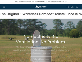 separett.shop homepage screenshot