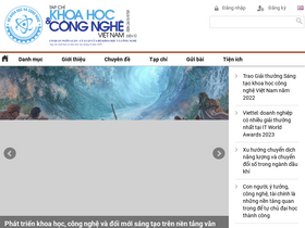 'vjst.vn' screenshot