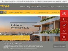 'tegraincorporadora.com.br' screenshot