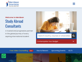 'meridean.org' screenshot