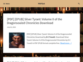 'pdfget.com' screenshot