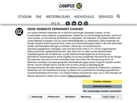 'campus02.at' screenshot