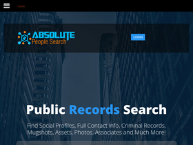 'absolutepeoplesearch.com' screenshot