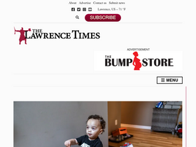 'lawrencekstimes.com' screenshot