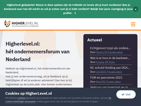 'higherlevel.nl' screenshot