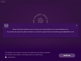 'frankfred.com' screenshot