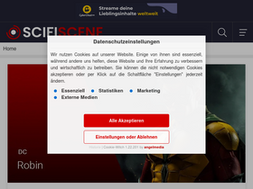 'scifiscene.de' screenshot