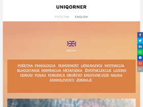 'uniqorner.com' screenshot