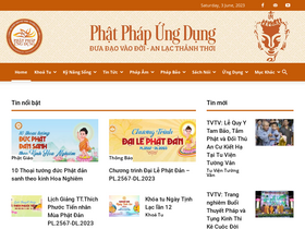 'phatphapungdung.com' screenshot