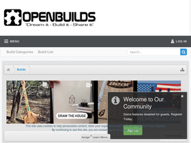 'openbuilds.com' screenshot