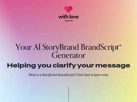 BrandScript Generator - AI-powered tool transforming brand storytelling for businesses