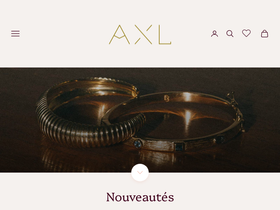 axl-jewelry.com homepage screenshot