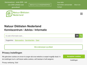 'natuurdietisten.nl' screenshot