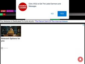 'churchloaded.com' screenshot