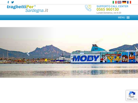 'traghettiper-sardegna.it' screenshot