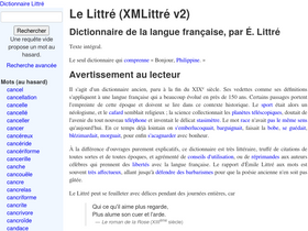 'littre.org' screenshot