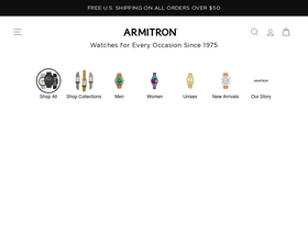 'armitron.com' screenshot