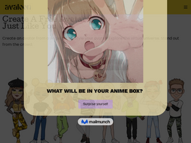 'avatoon.me' screenshot