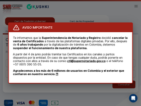 'certificadotradicionylibertad.com' screenshot