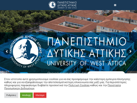 'accfin.uniwa.gr' screenshot