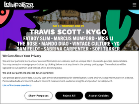 'lollastockholm.com' screenshot