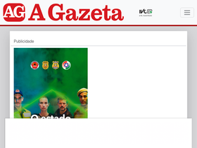 'gazetasbs.com.br' screenshot