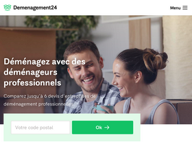 'demenagement24.com' screenshot