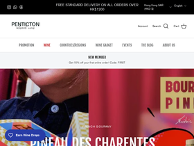pentictonpacific.com homepage screenshot