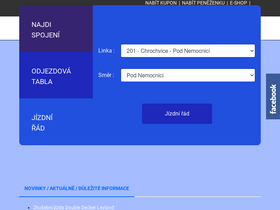 'dpmdas.cz' screenshot