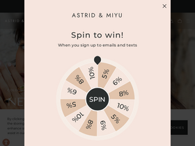 Astrid & Miyu homepage screenshot