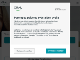 'oral.fi' screenshot