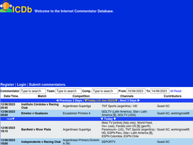 'icdb.tv' screenshot