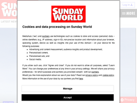 'sundayworld.com' screenshot